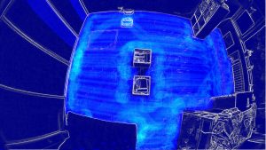 Heatmap motion analysis of autonomous robot