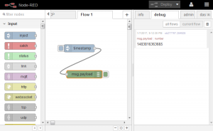 Node-RED for rapid hardware wiring