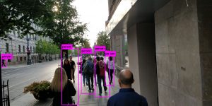 Pedestrian detection using YOLOv3