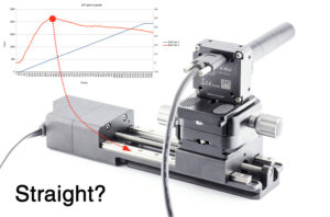 Measure linear rail quality with camera and excel