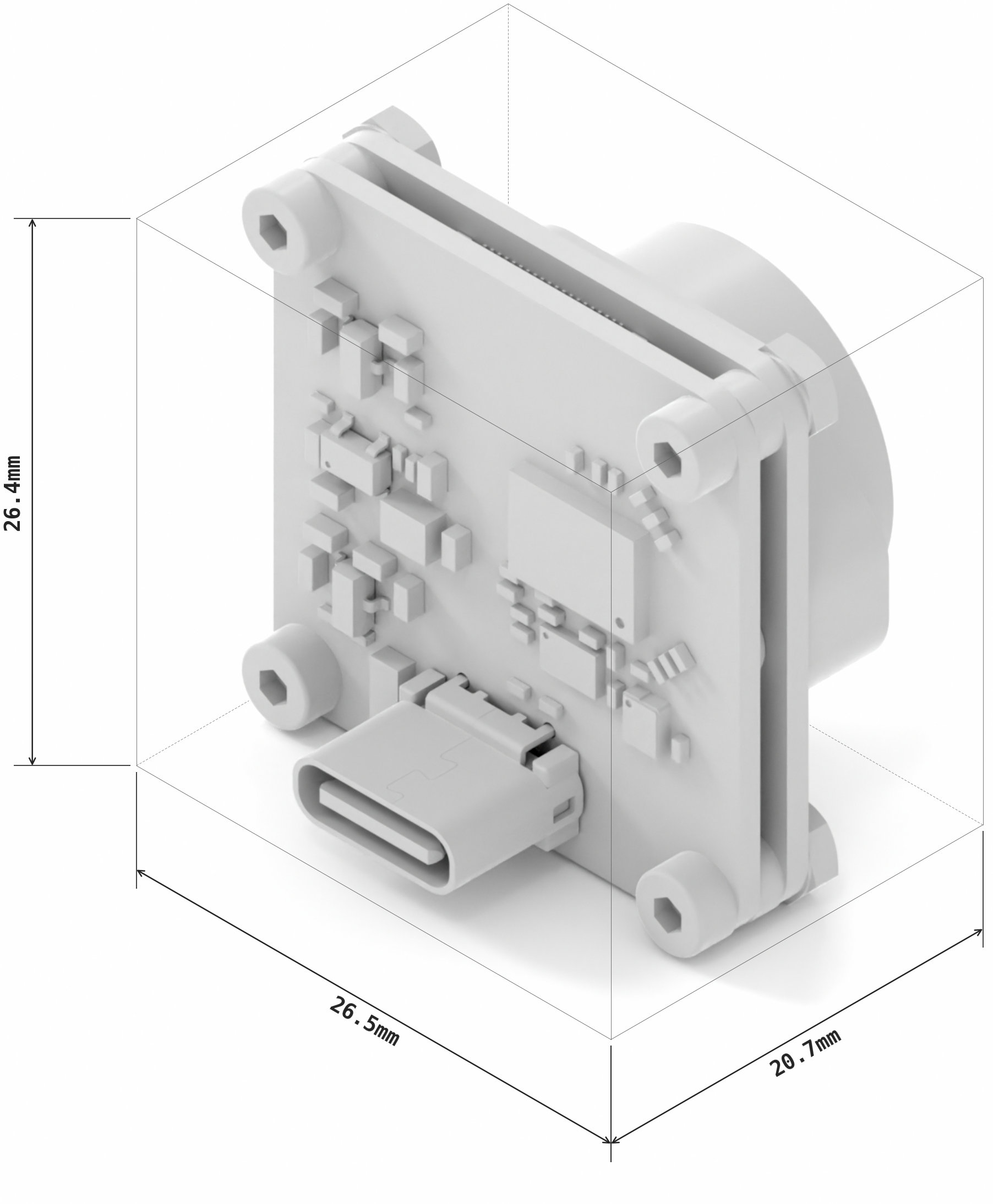 C2 USB camera (Board level, M12 lens mount)