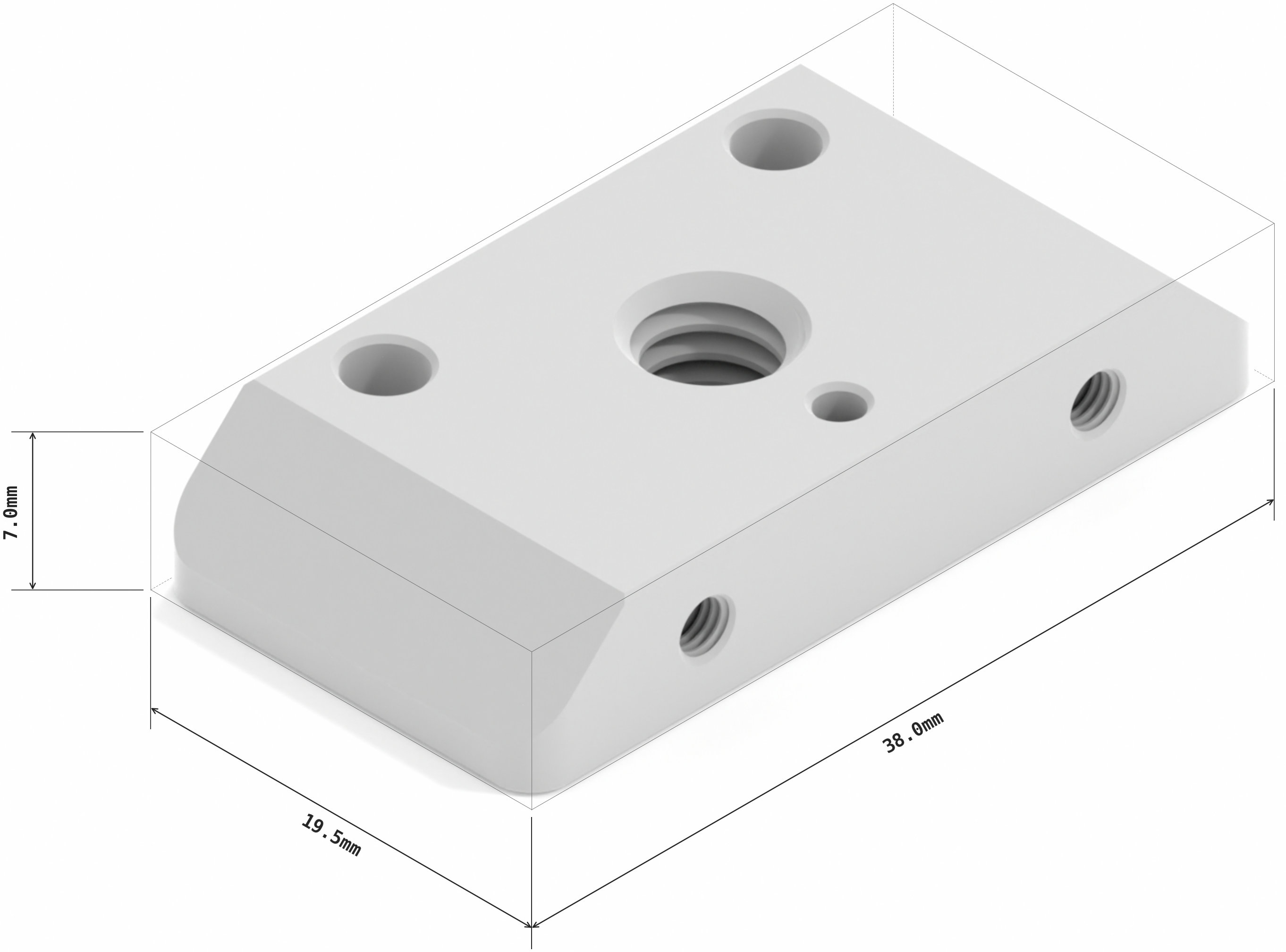 Tripod mount kit for C2, C3, and boxed CSI-2 MIPI cameras
