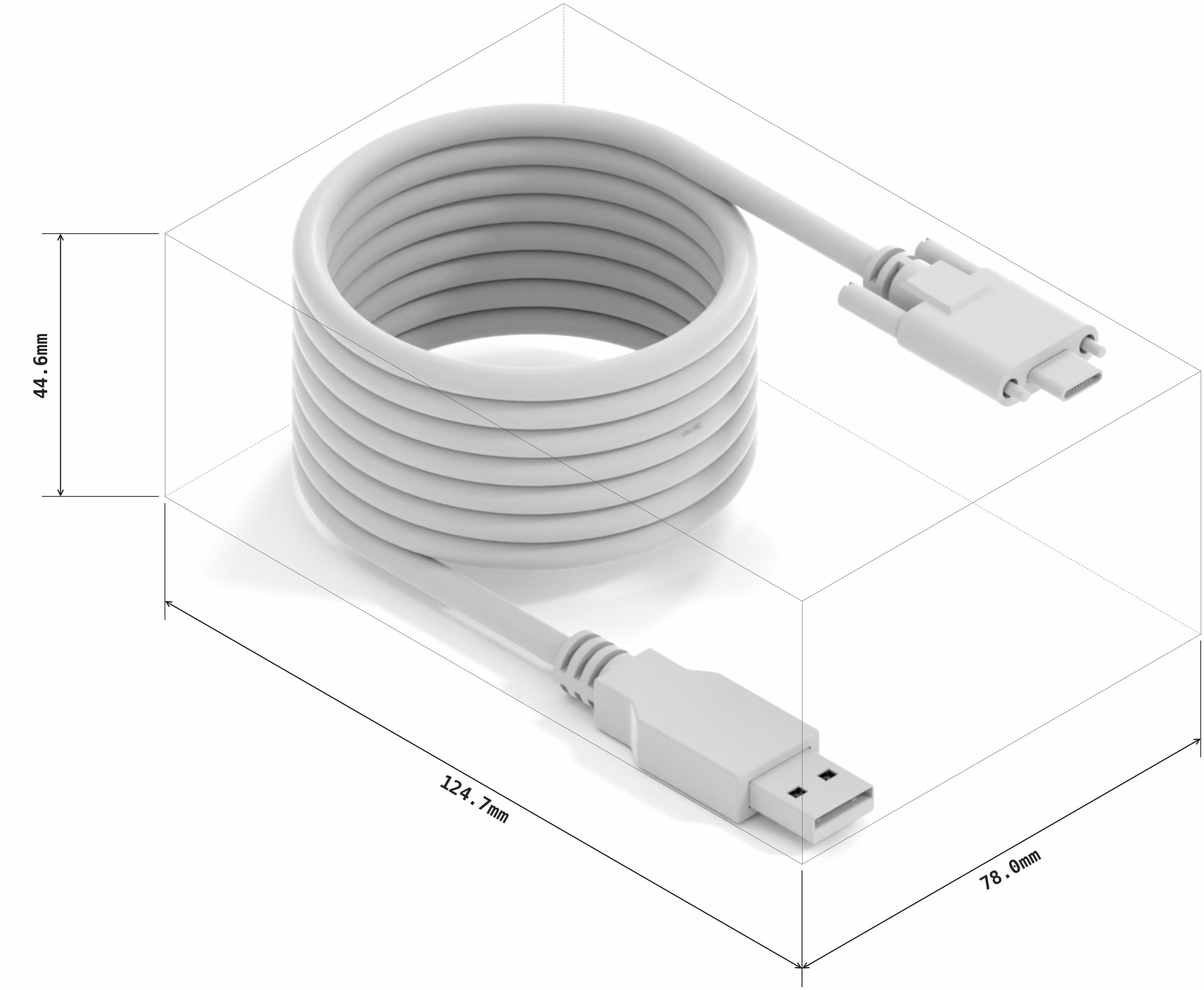 USB Cable (with lock screws, USB2.0)