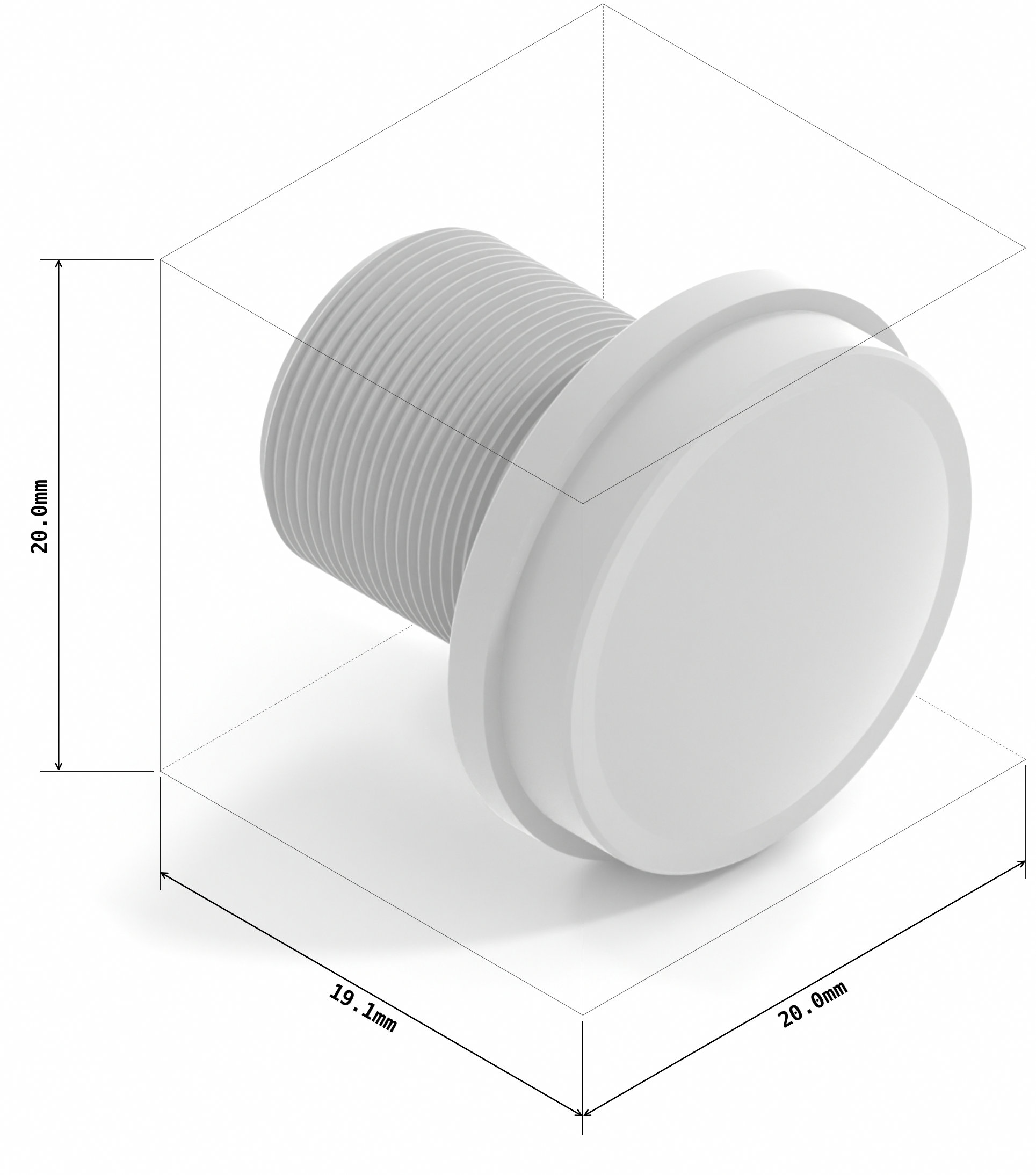 2.11mm M12-mount lens (IR-Cut Filter)