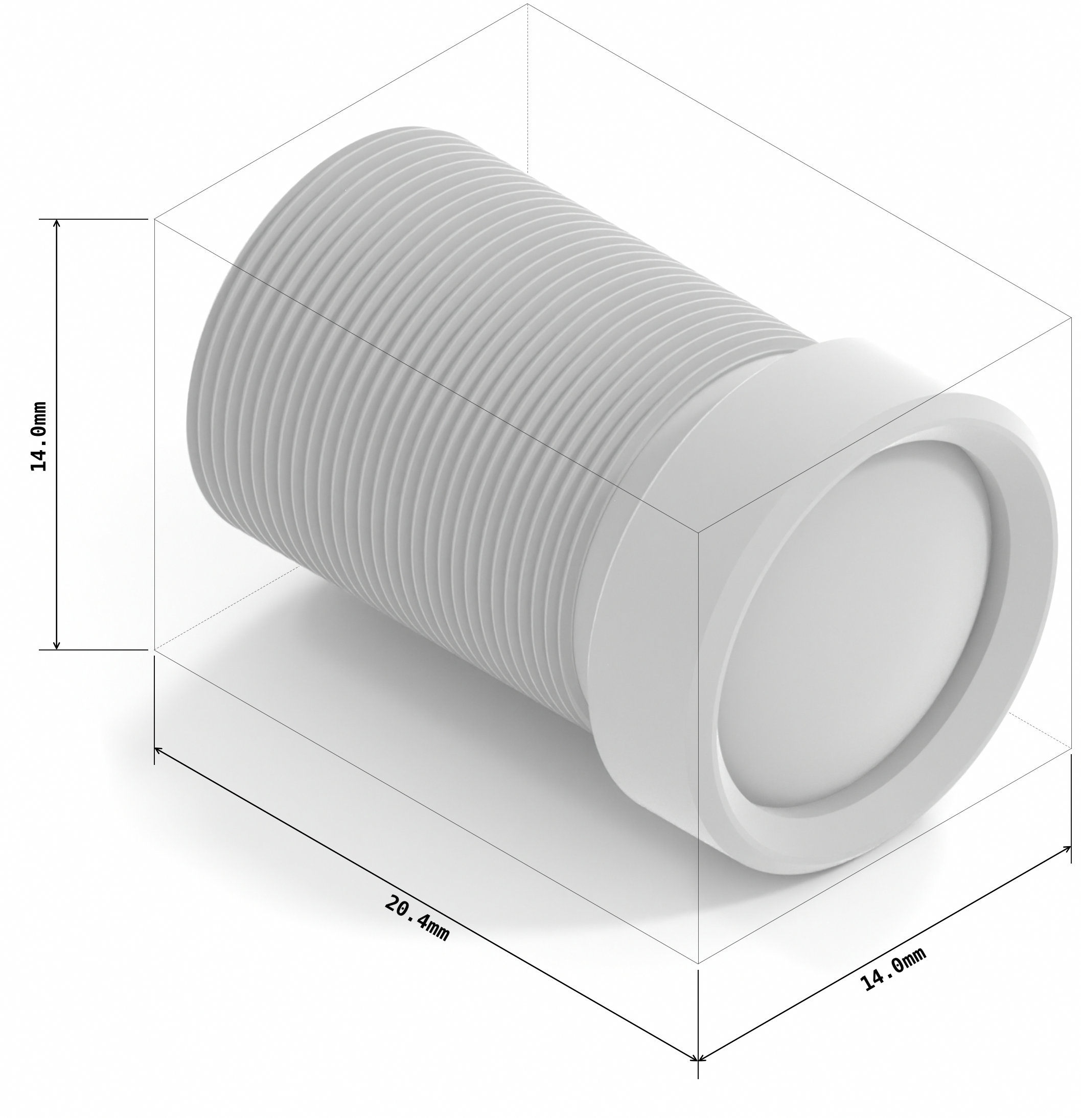 25mm M12-mount lens (IR-Cut Filter)