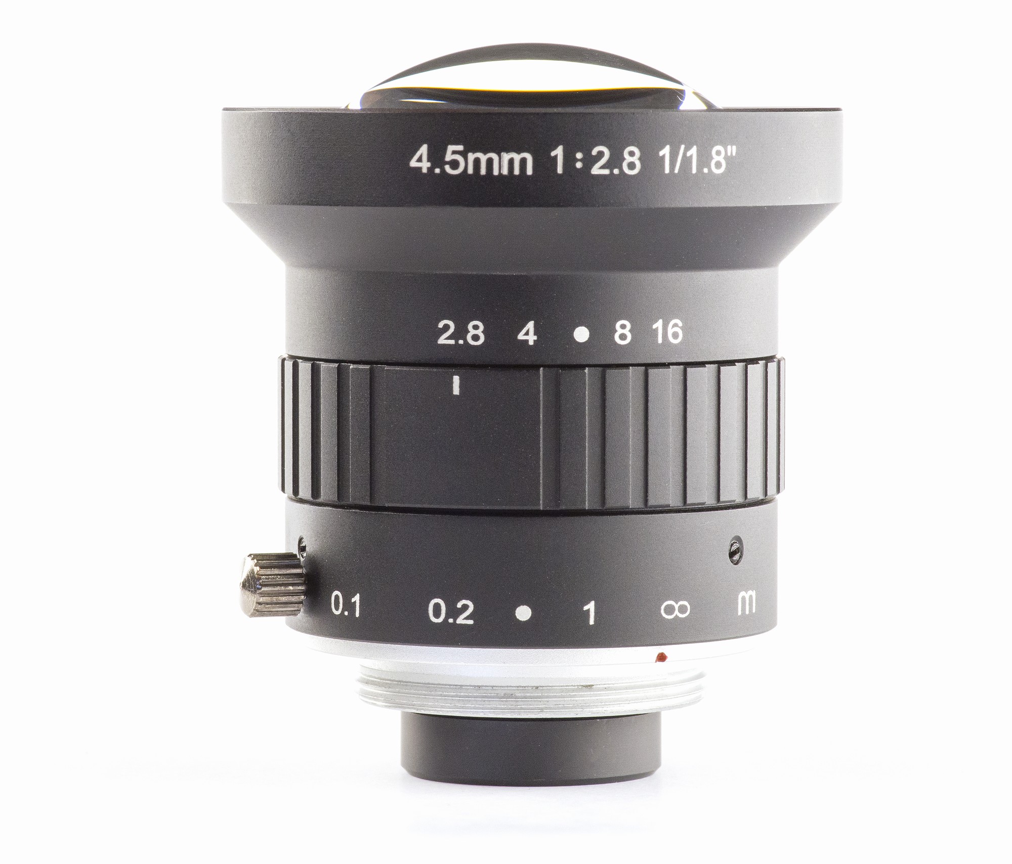 4.5mm C-mount low distortion lens