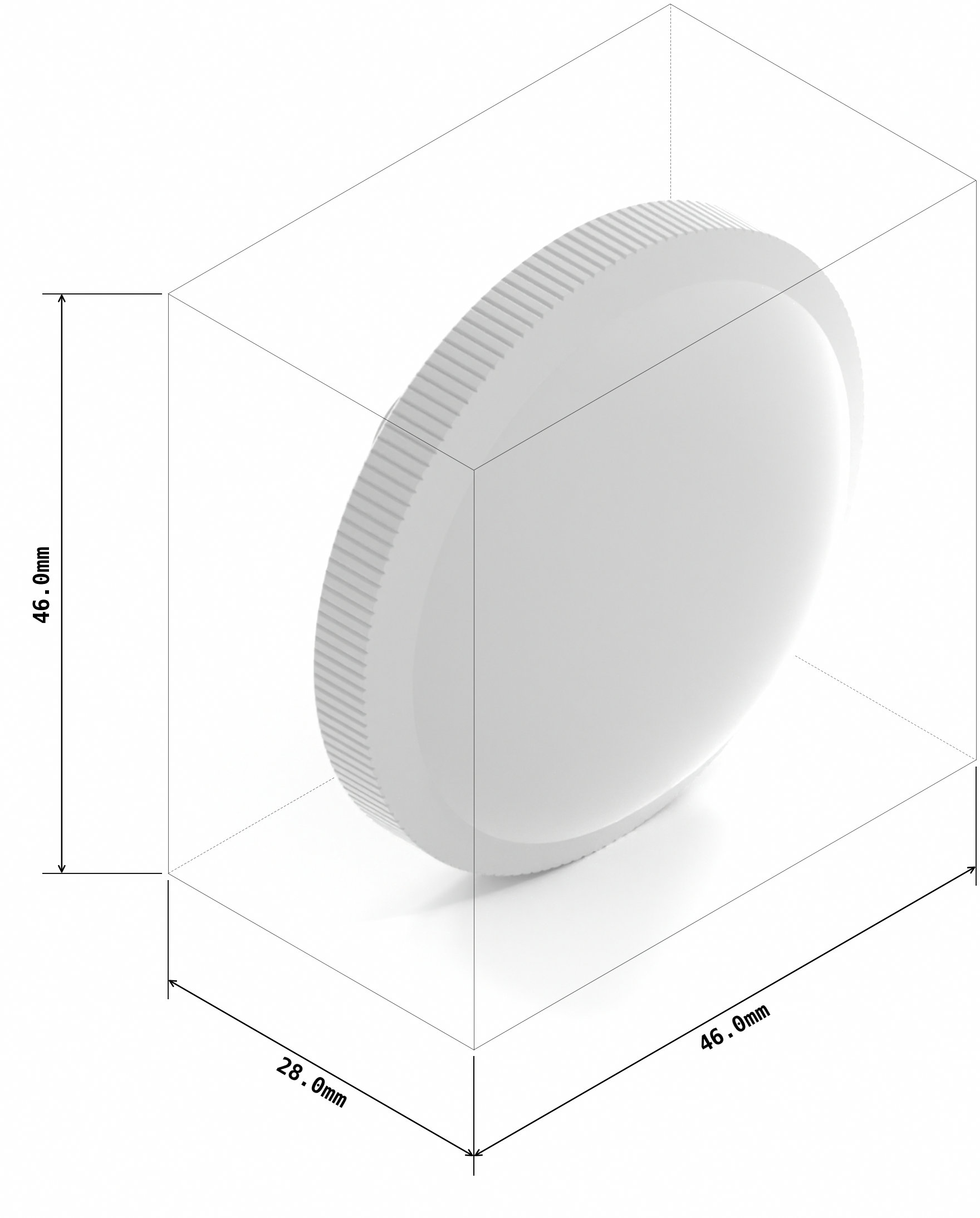 1.1mm fisheye M12-mount lens (IR-Cut Filter)