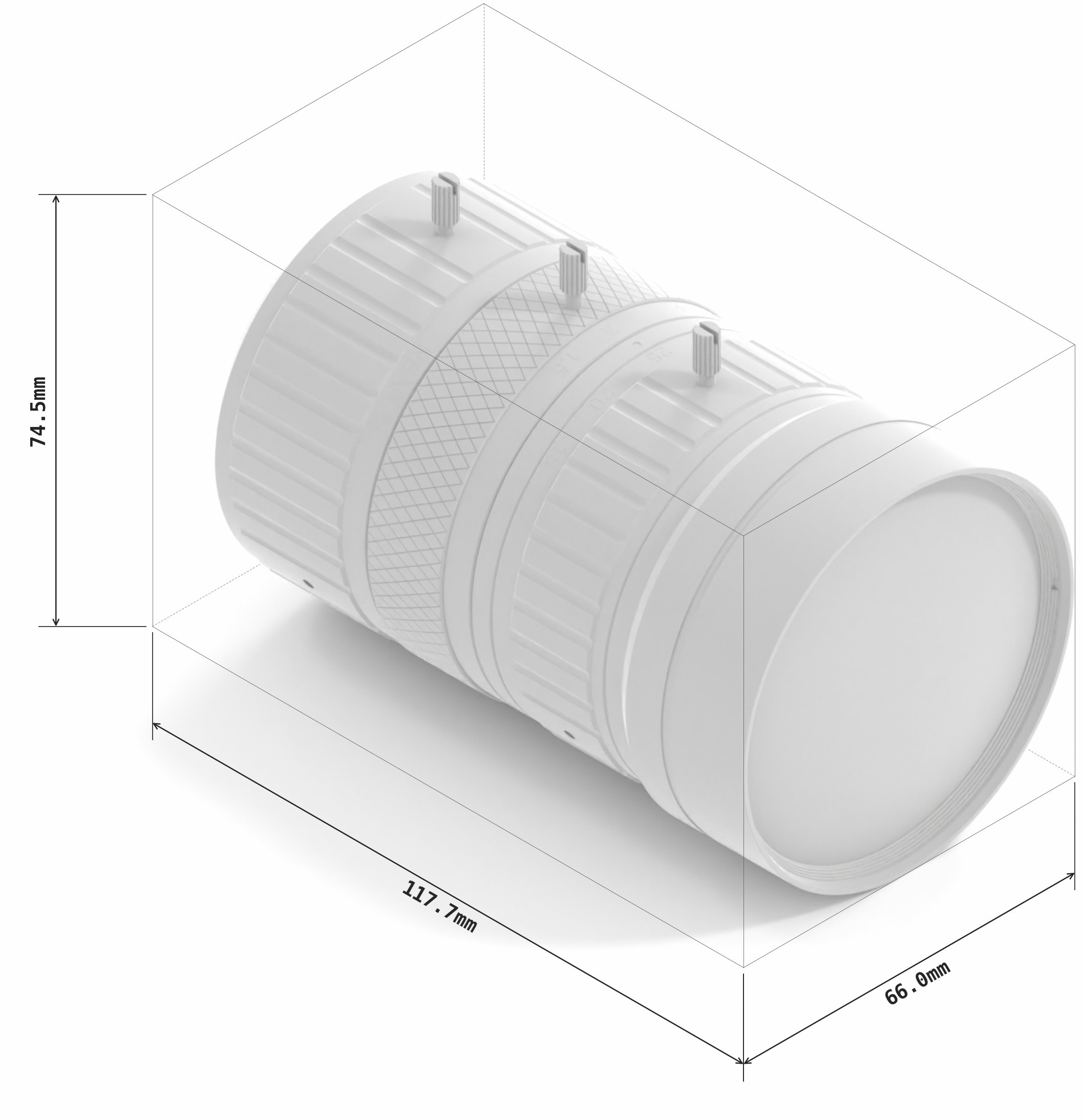 16-40mm zoom lens, C-mount