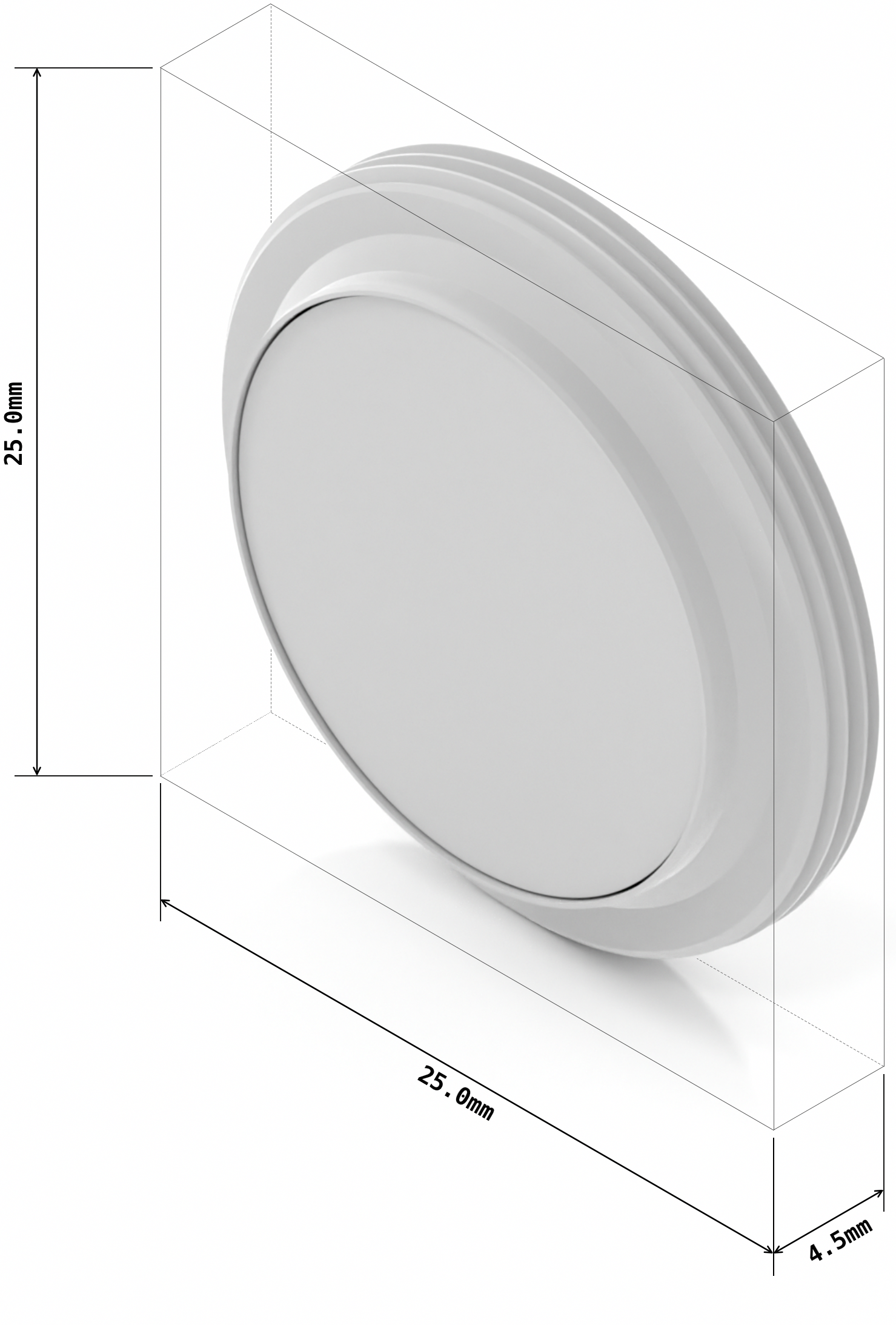 Screw in low profile NIR1 filter for CS and C-mount cameras