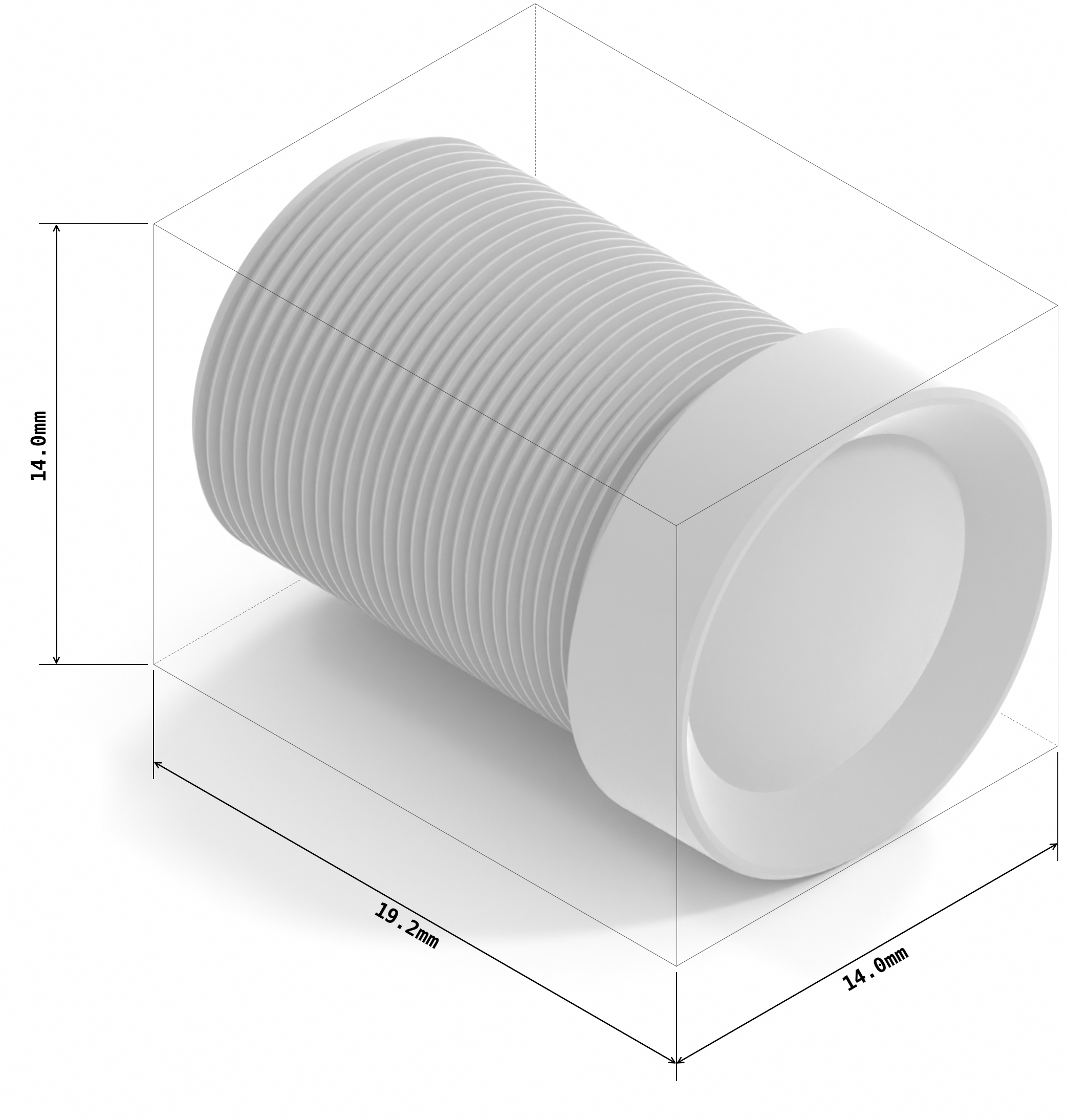 4.3mm M12-mount low distortion lens (IR-Cut Filter)