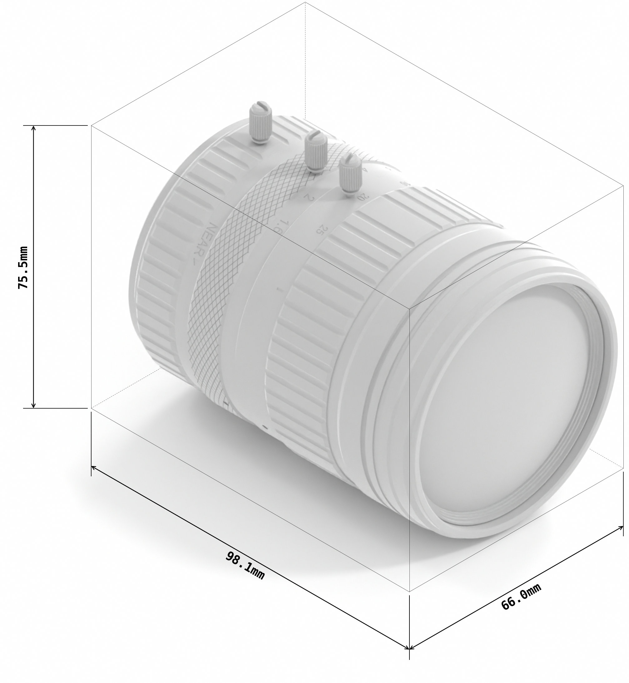 12-36mm zoom C-mount lens
