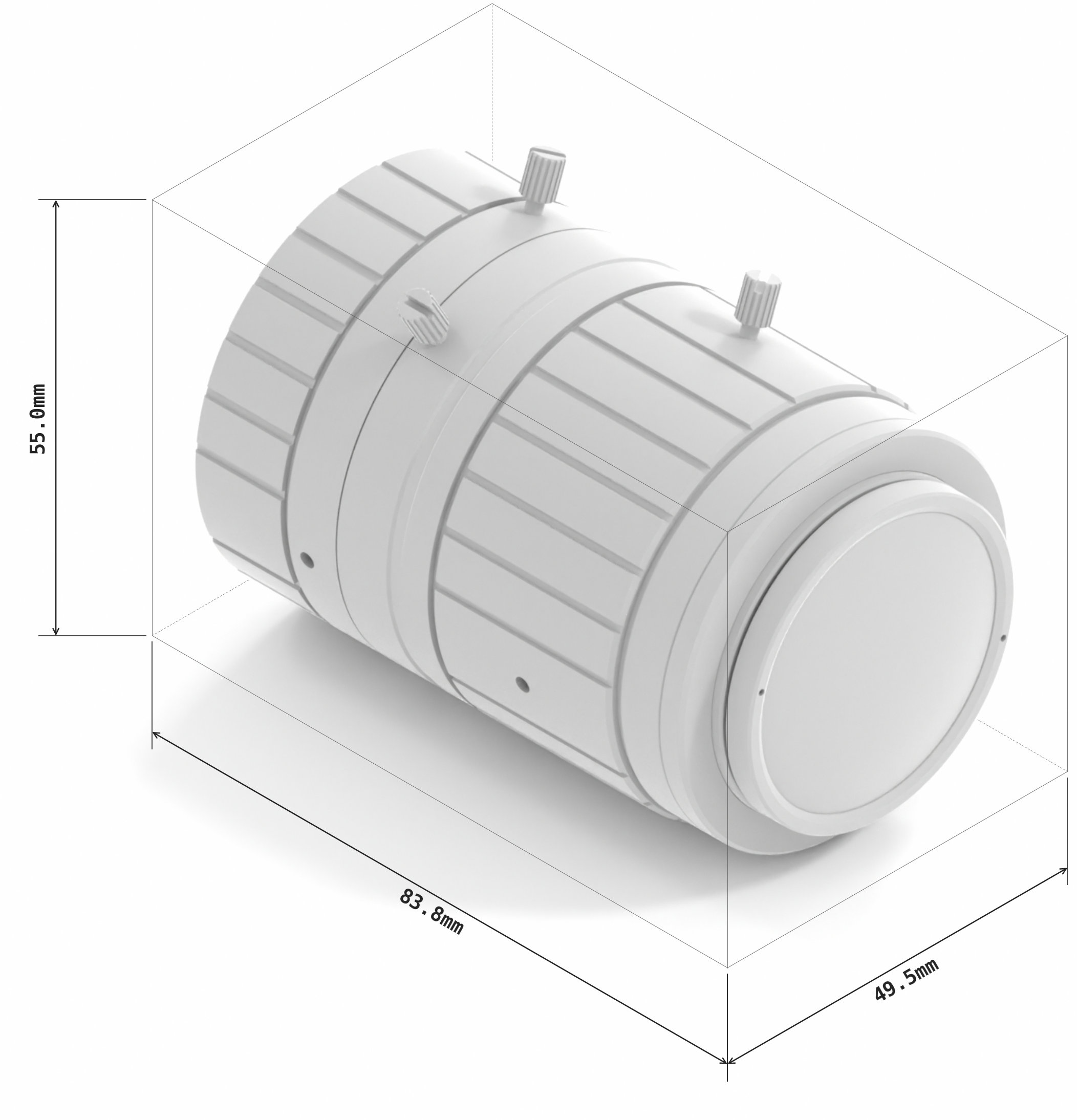 3.8-16mm CS-mount lens