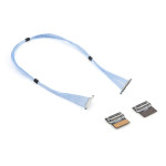 Micro coax CSI2 MIPI cable (4 lane, 22 pin, 20cm)