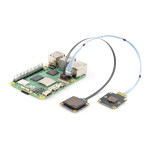 Micro coax CSI2 MIPI cable (4 lane, 22 pin, 20cm)