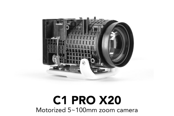 C1 PRO camera with 20x motorized zoom lens and controller kit