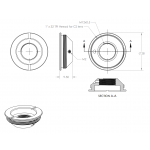 M12 to CS lens adapter