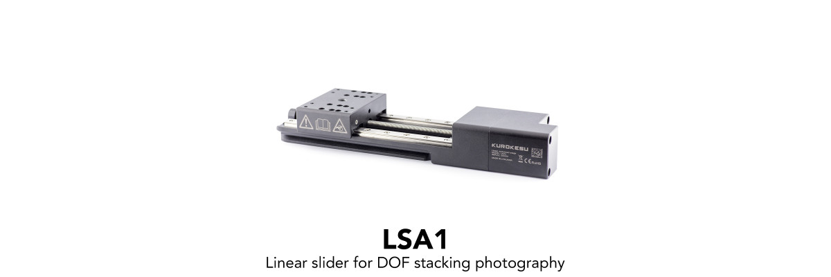 Linear slider for DOF stacking photography