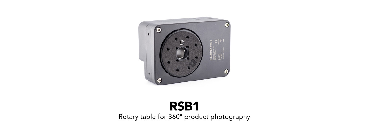 Rotary table for 360° product photography