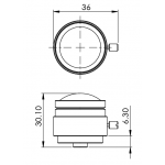 1.55mm CS lens