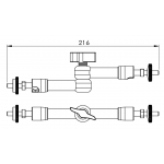 Articulating stainless steel magic arm 7"