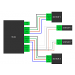 Two axis USB stepper motor controller